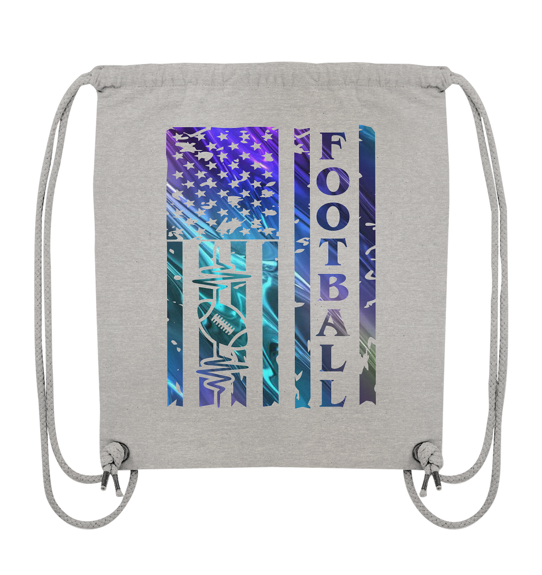 USA Football Flag  - Organic Gym-Bag