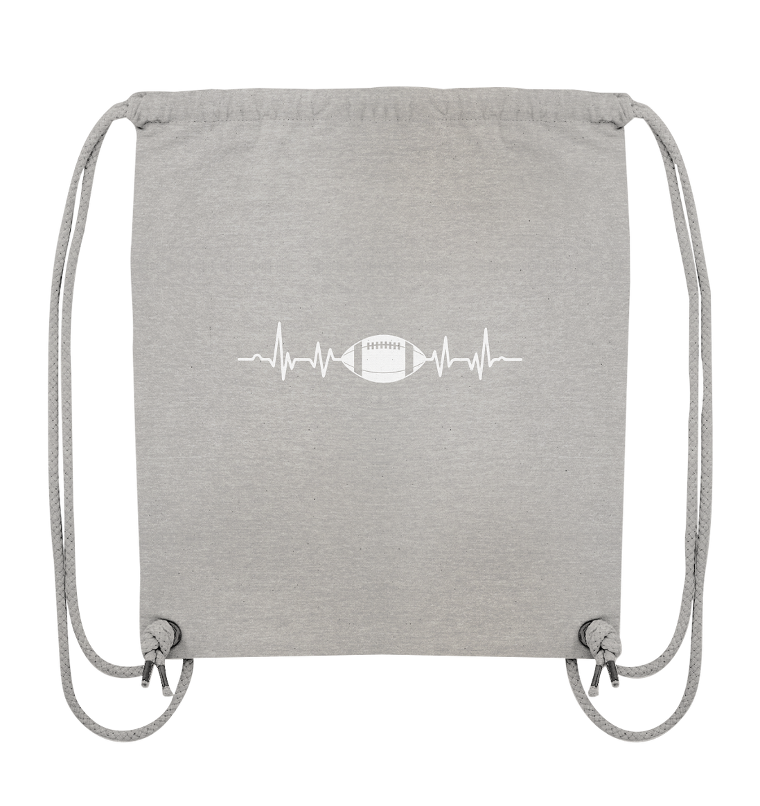 Football Heartbeat - Organic Gym Bag