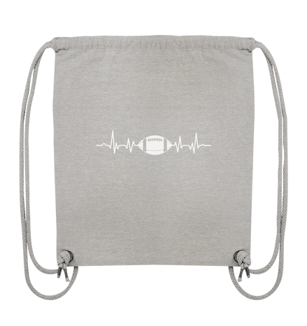 Football Heartbeat - Organic Gym-Bag