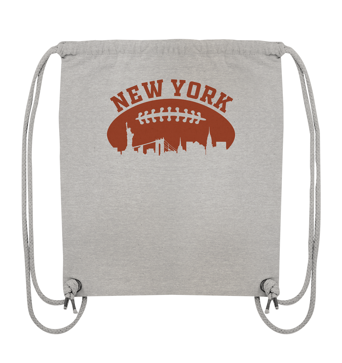 New York Football Silhoutte  - Organic Gym-Bag