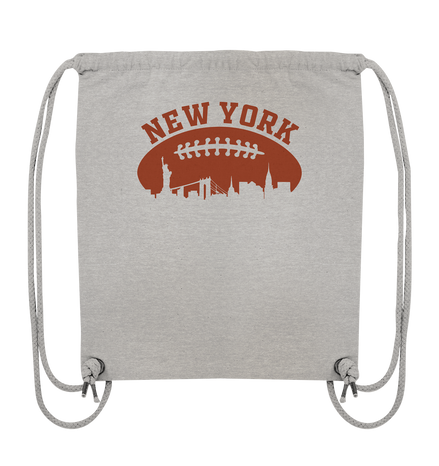 New York Football Silhoutte  - Organic Gym-Bag
