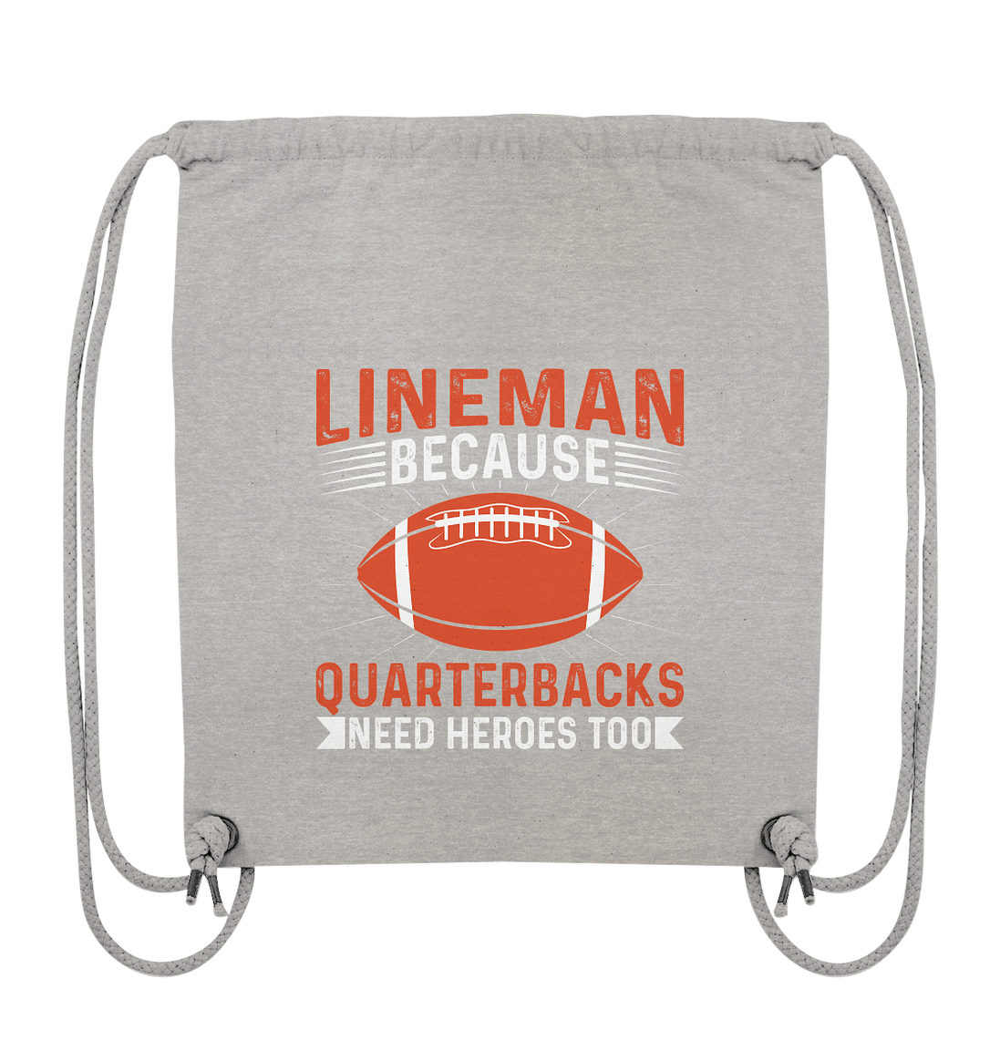 Lineman Quarterback Heroes - Organic Gym-Bag