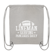 Lineman Serving Pancakes - Organic Gym Bag