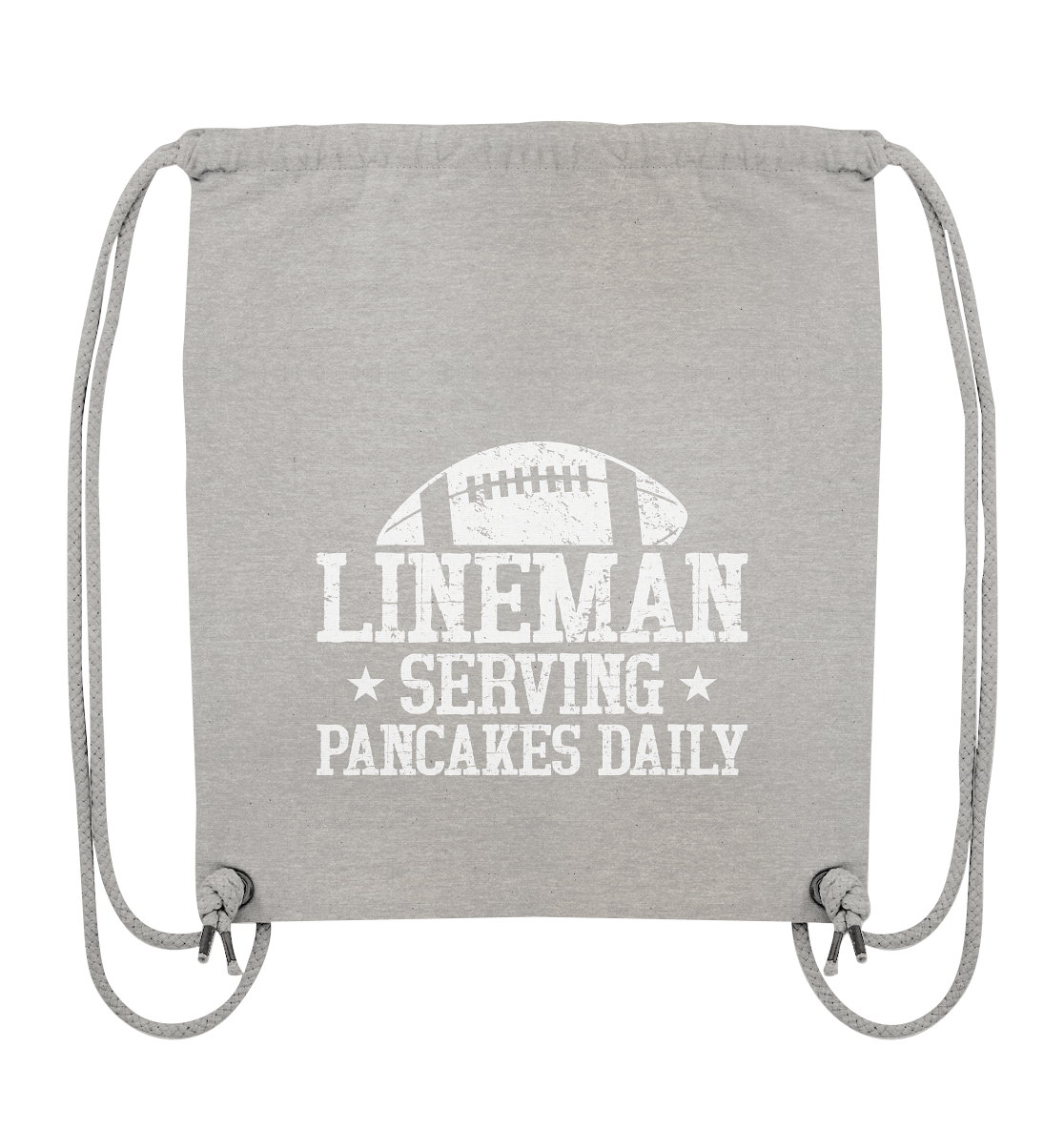 Lineman Serving Pancakes - Organic Gym Bag