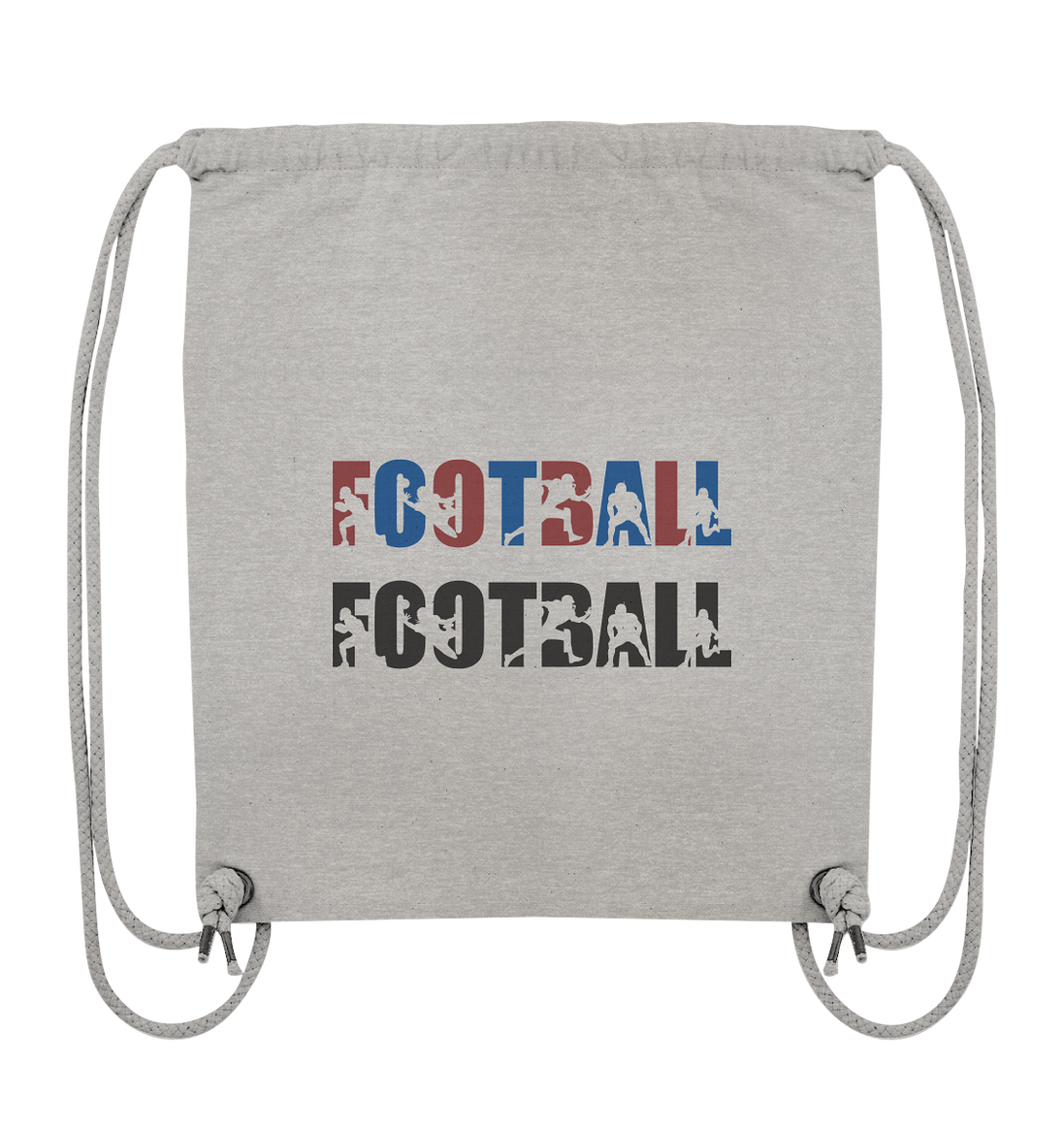 Football Silhouette - Organic Gym-Bag