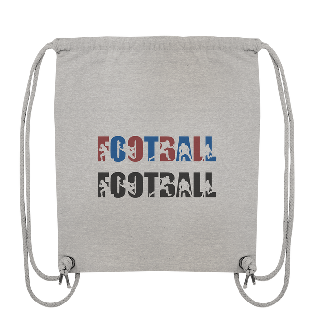 Football Silhouette - Organic Gym-Bag