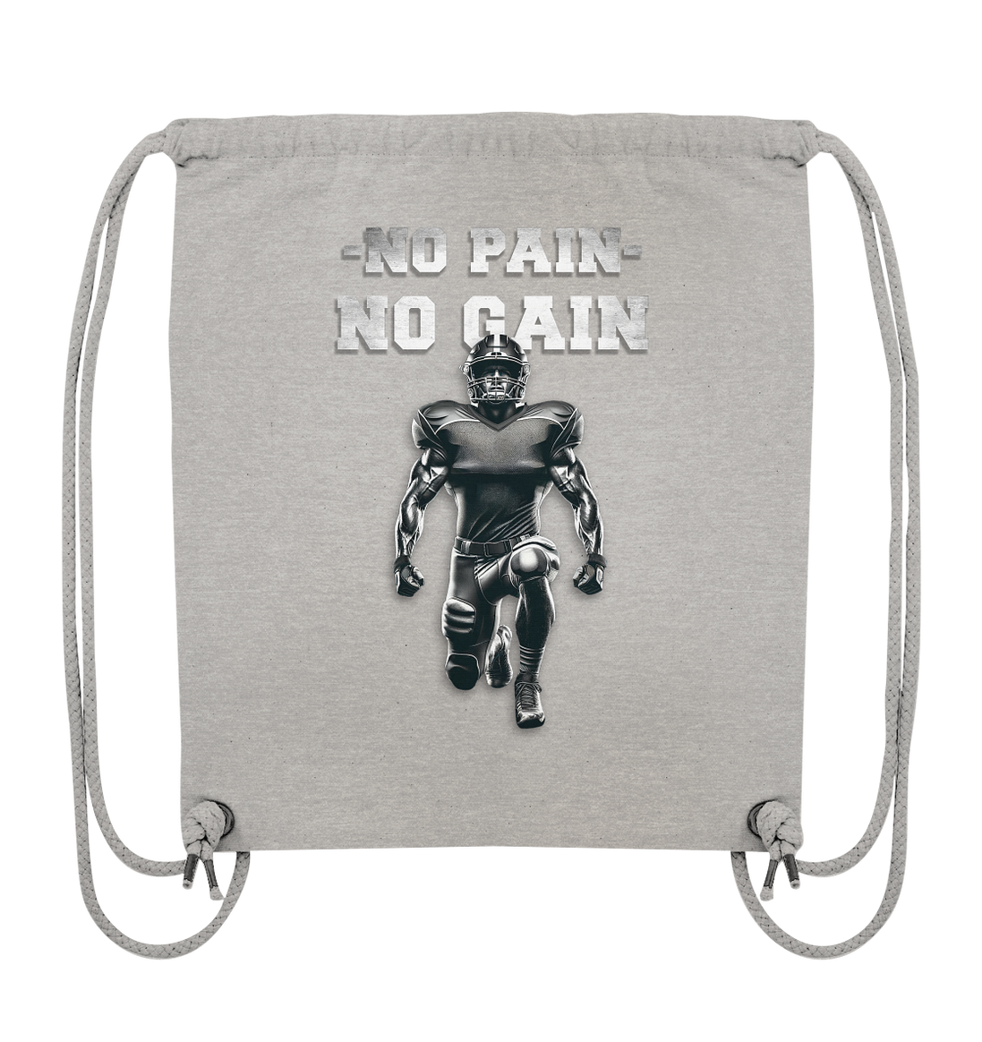 No Pain No Gain Metal - Organic Gym Bag