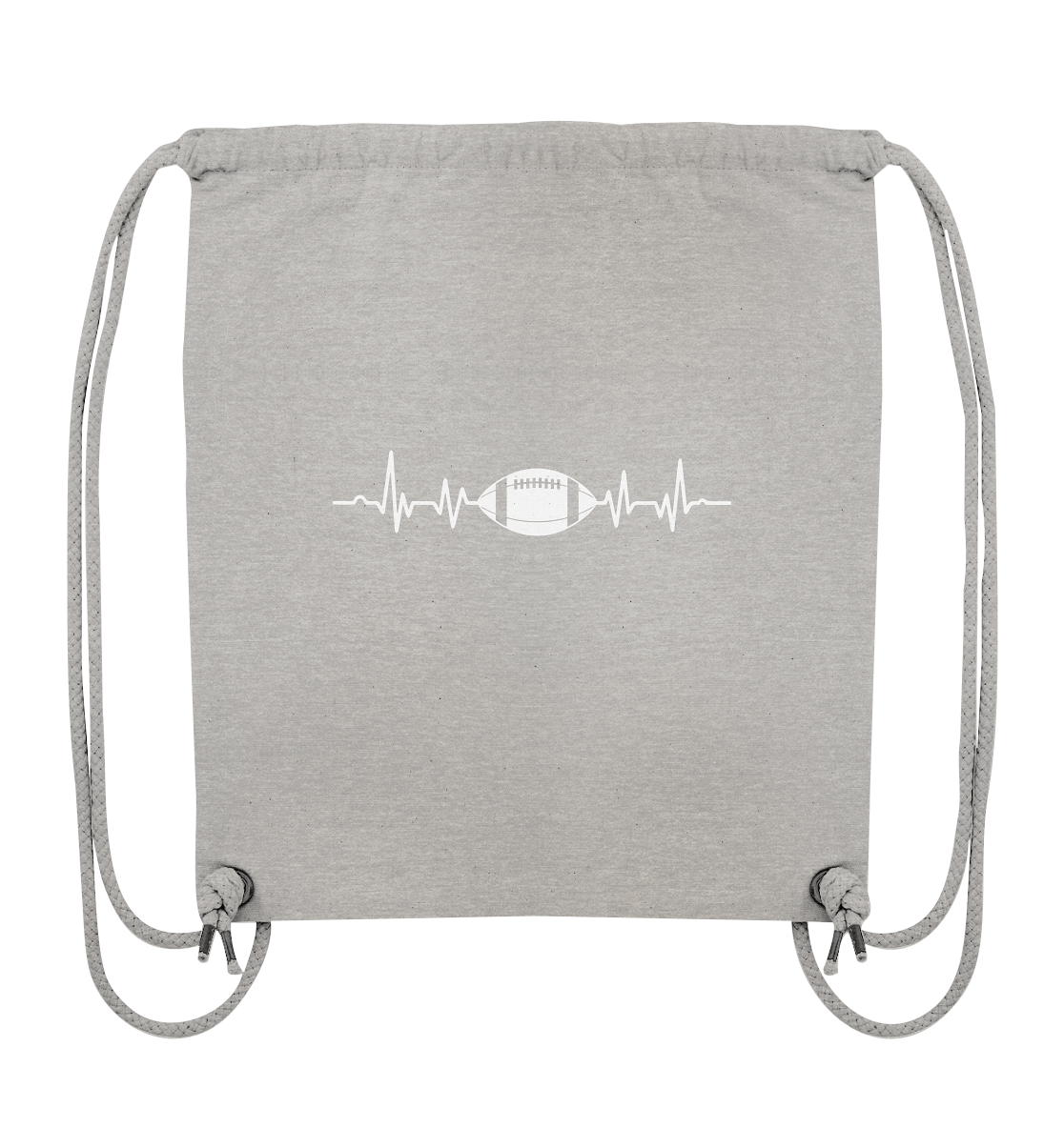 Football Heartbeat - Organic Gym Bag