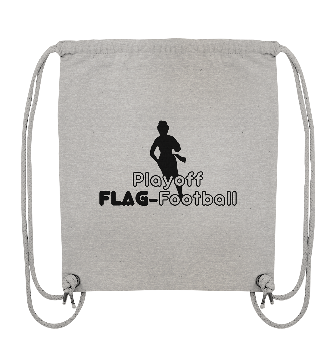 Playoff Flag Football  Women black  - Organic Gym-Bag