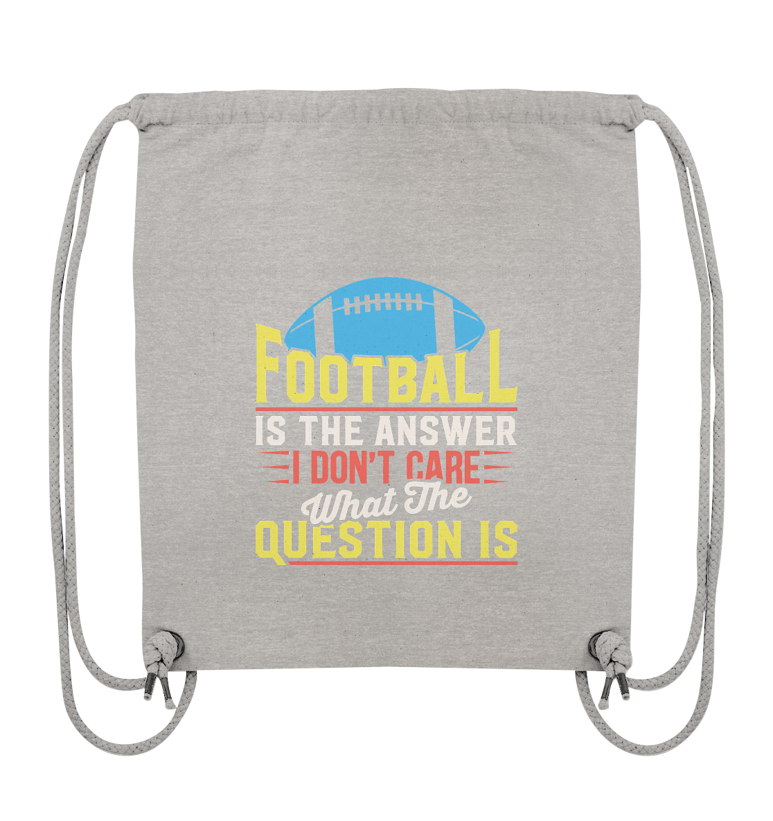Football is the Answer - Organic Gym-Bag