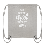 Eat Sleep Cheer - Organic Gym Bag