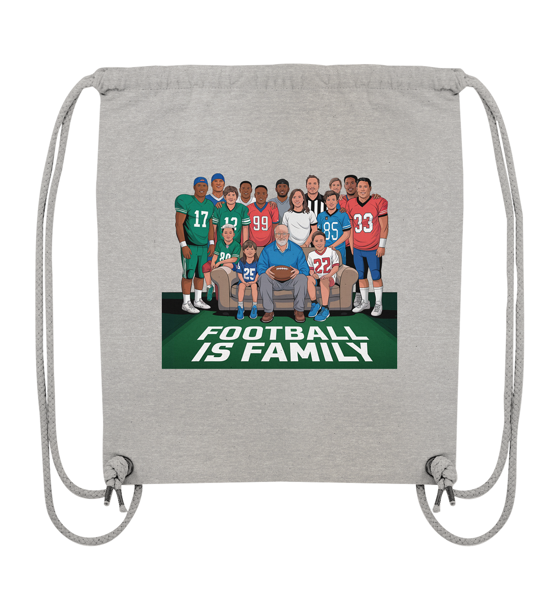 Football is Family - Organic Gym Bag