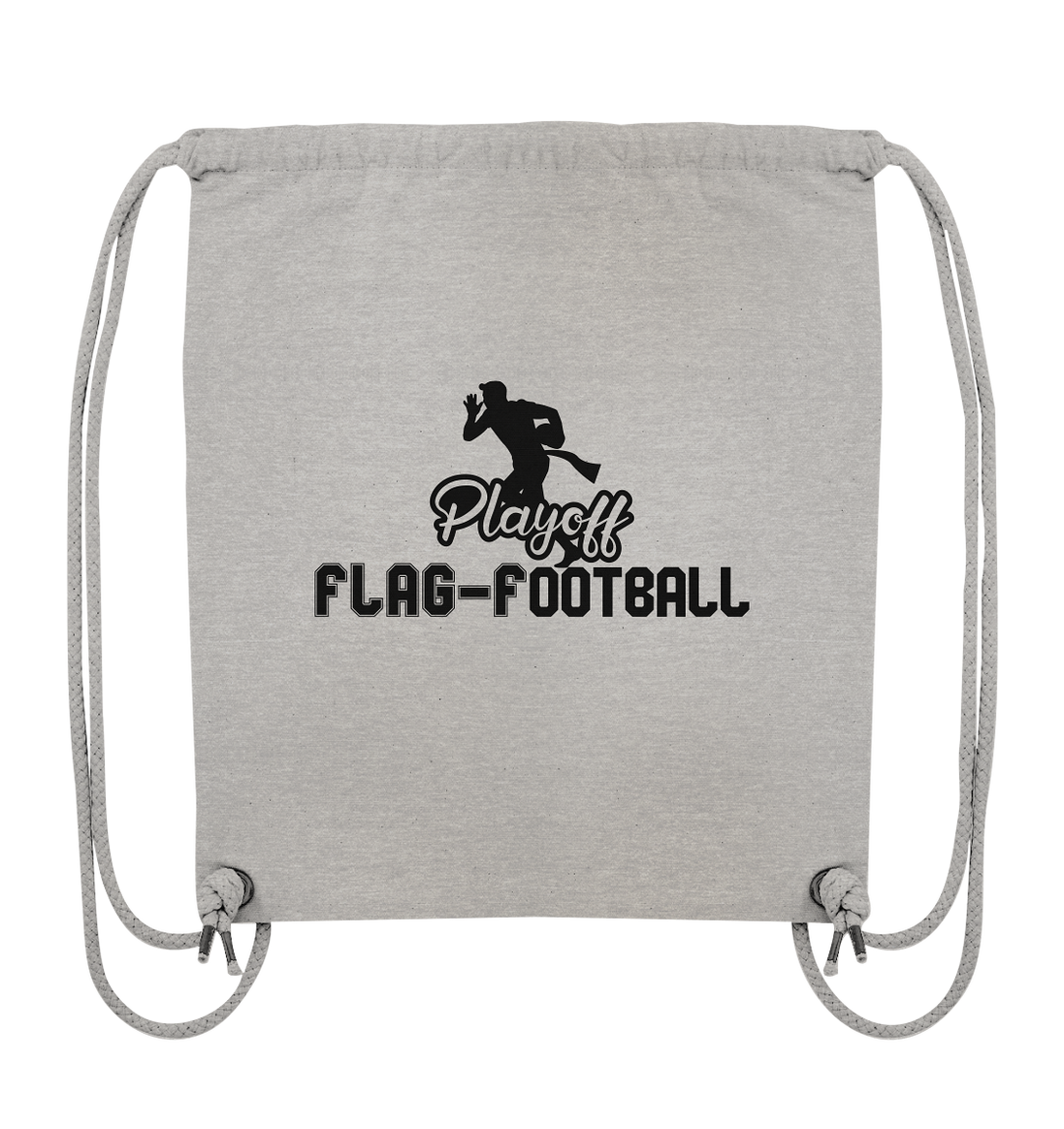 Playoff Flag Football  Men black - Organic Gym-Bag