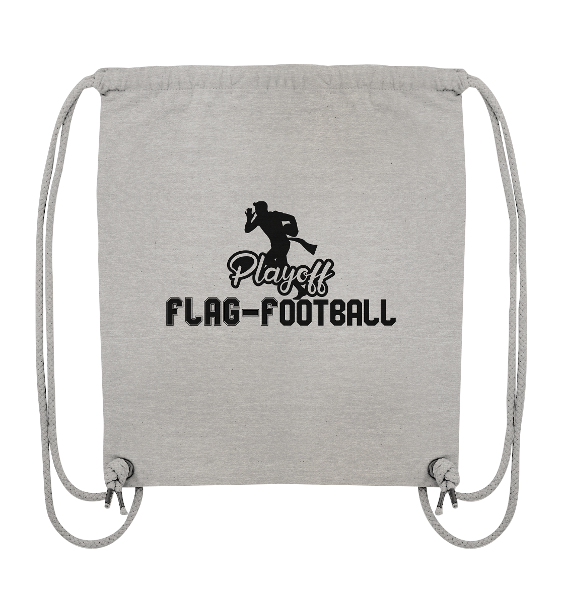Playoff Flag Football  Men black - Organic Gym-Bag