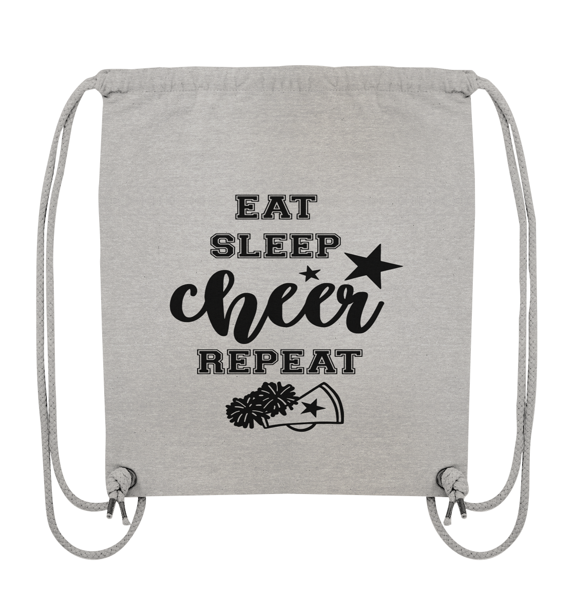 Eat Sleep Cheer Repeat - Organic Gym-Bag
