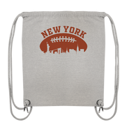 New York Football Silhoutte  - Organic Gym-Bag