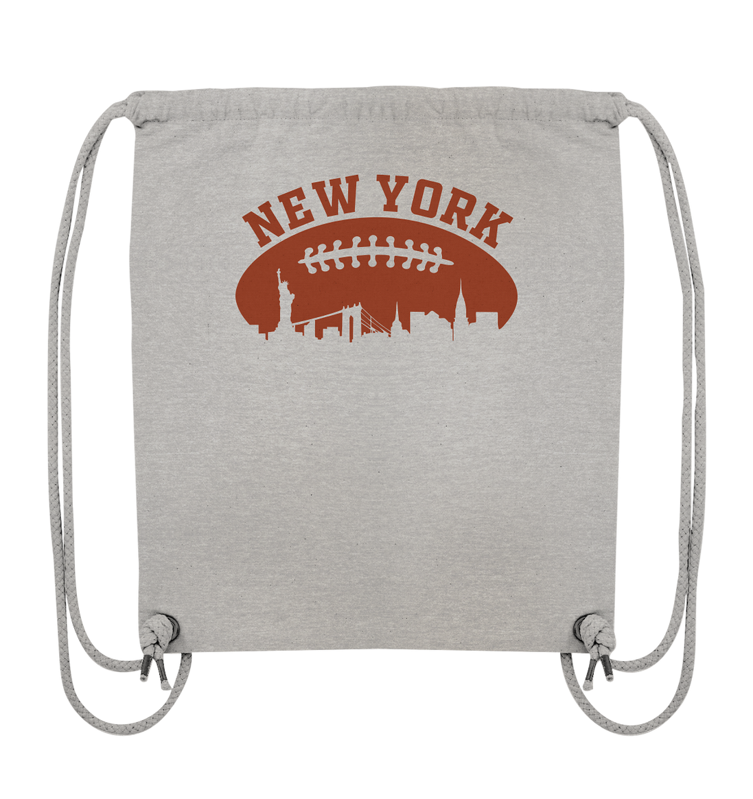 New York Football Silhoutte  - Organic Gym-Bag