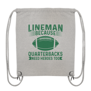 Lineman Heroes Green - Organic Gym Bag