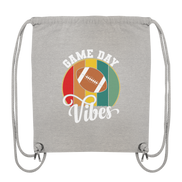 Game Day Vibes White - Organic Gym-Bag