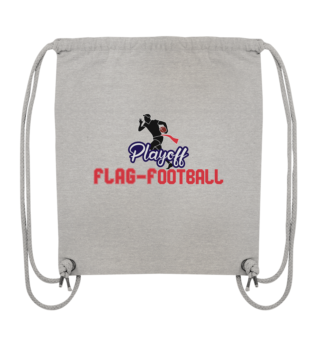 Playoff Flag Football  Men red - Organic Gym-Bag