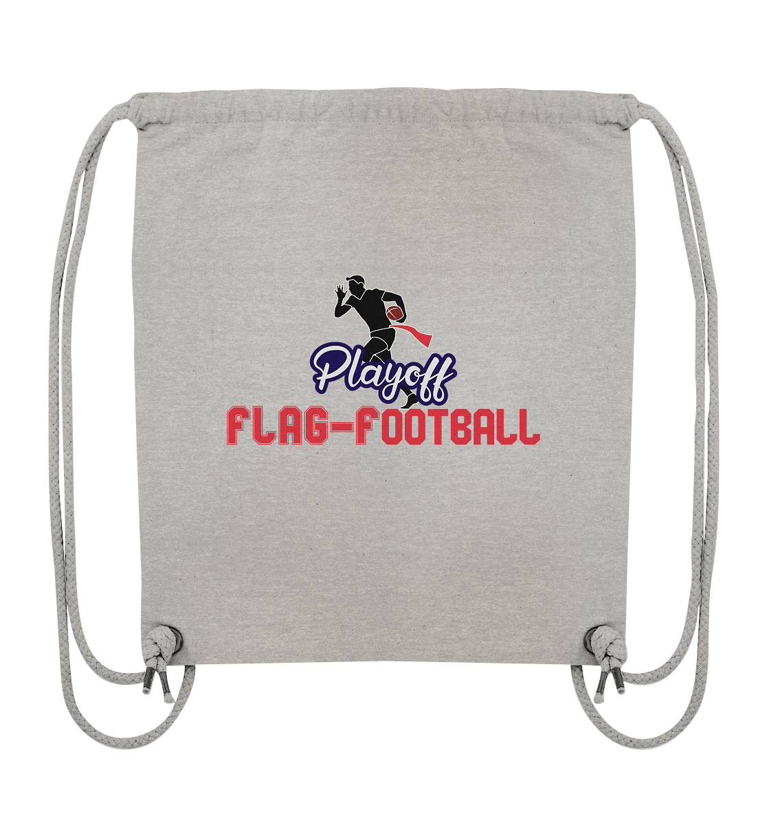 Playoff Flag Football  Men red - Organic Gym-Bag