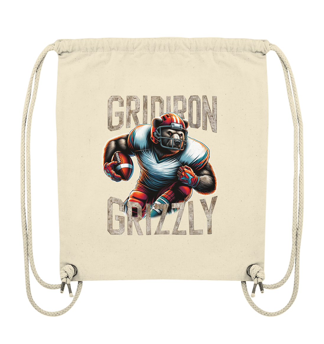 Gridiron Grizzly - Organic Gym Bag