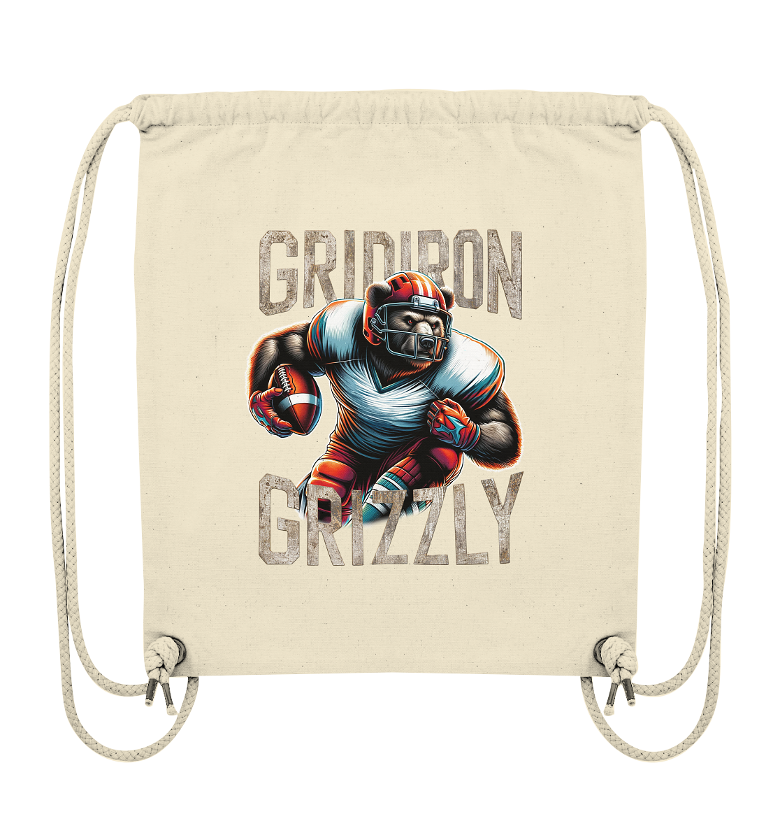 Gridiron Grizzly - Organic Gym Bag