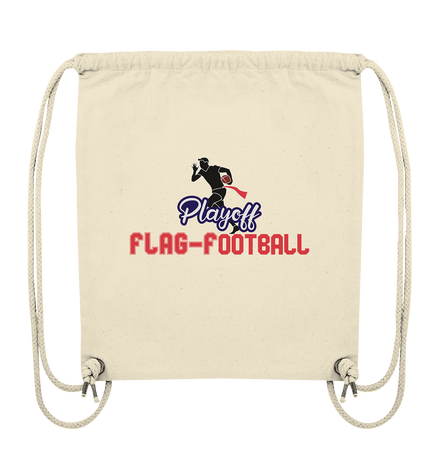 Playoff Flag Football  Men red - Organic Gym-Bag
