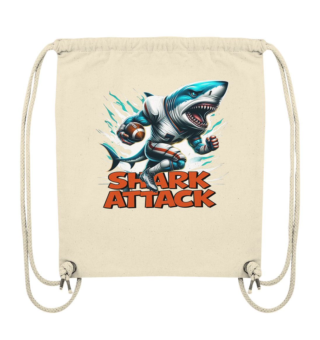 Shark Attack - Organic Gym-Bag