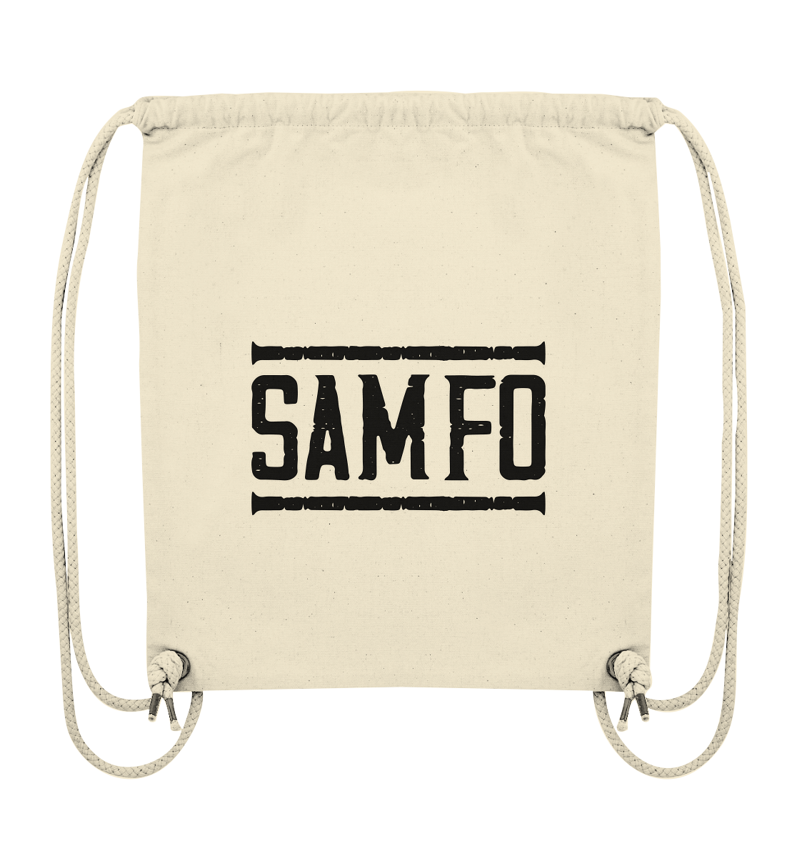 SAMFO black - Organic Gym-Bag