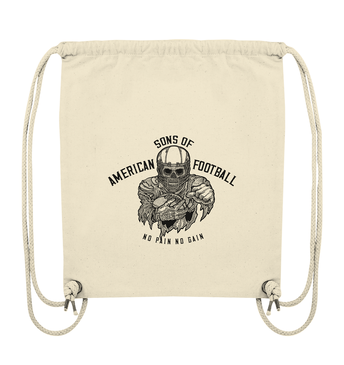 SAMFO No Pain No Gain  - Organic Gym-Bag
