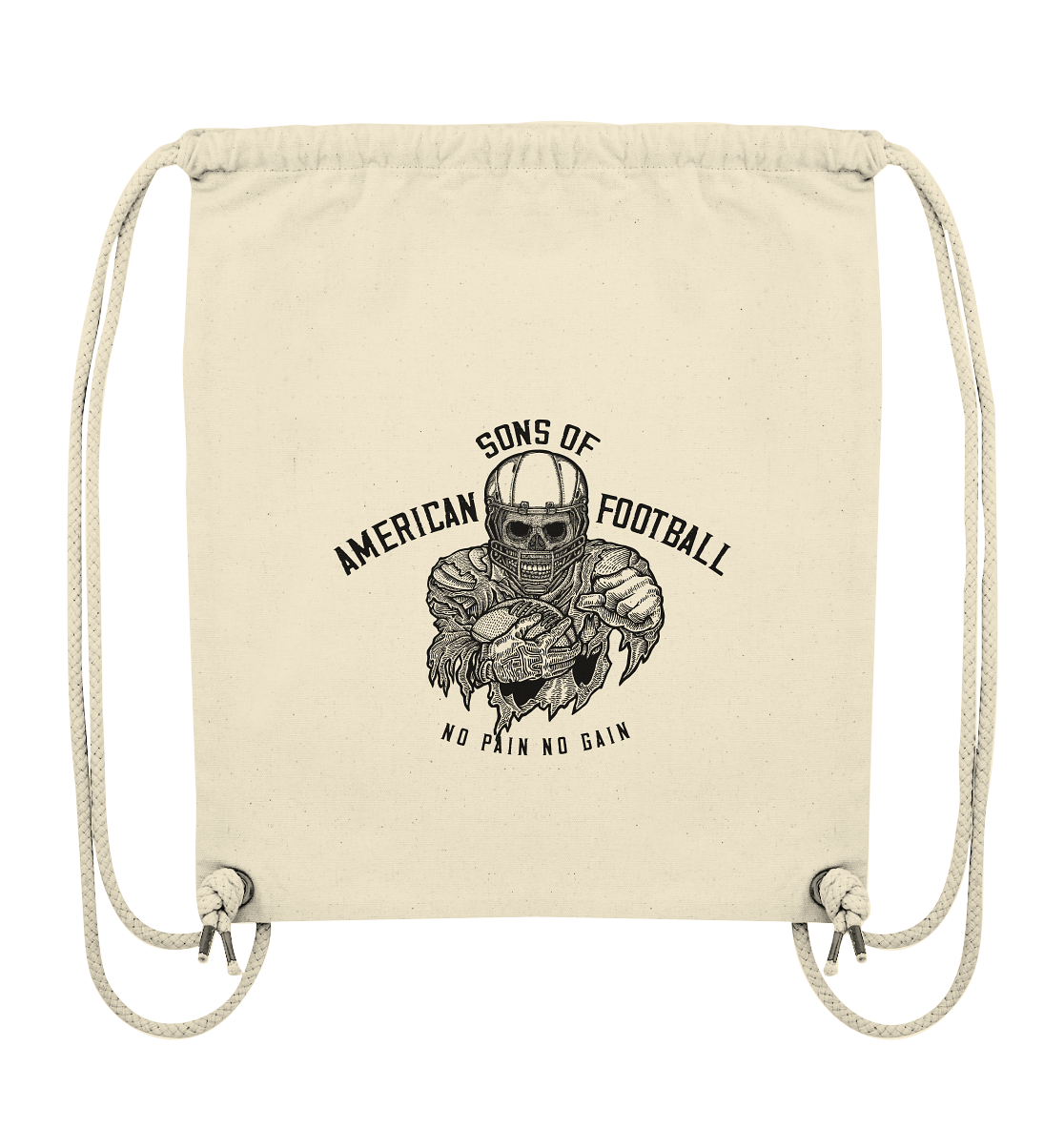 SAMFO No Pain No Gain  - Organic Gym-Bag