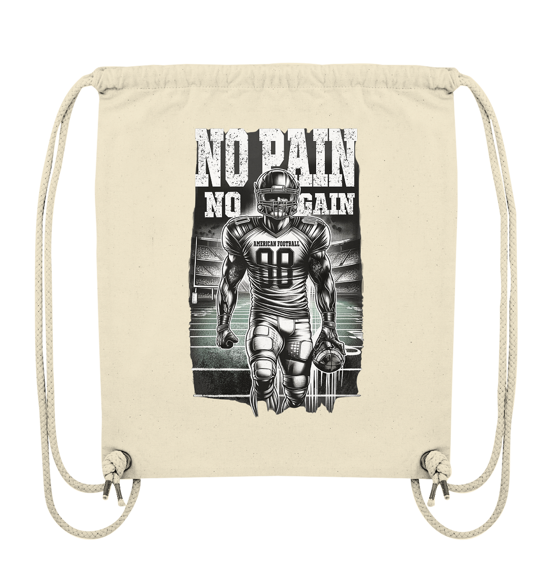 No Pain No Gain  - Organic Gym-Bag