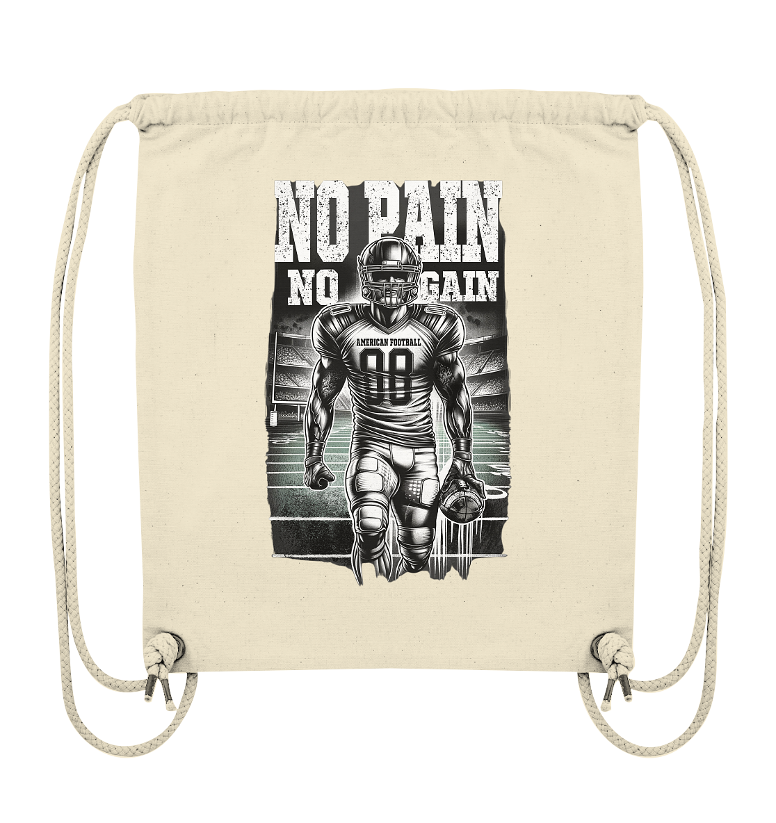 No Pain No Gain  - Organic Gym-Bag