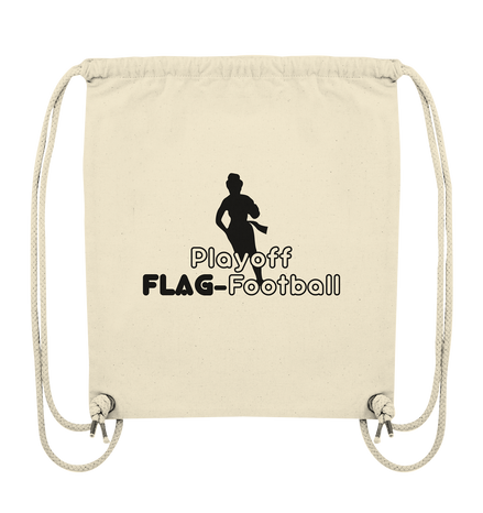 Playoff Flag Football  Women black  - Organic Gym-Bag