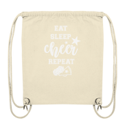 Eat Sleep Cheer - Organic Gym Bag