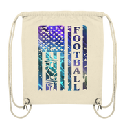 USA Football Flag  - Organic Gym-Bag