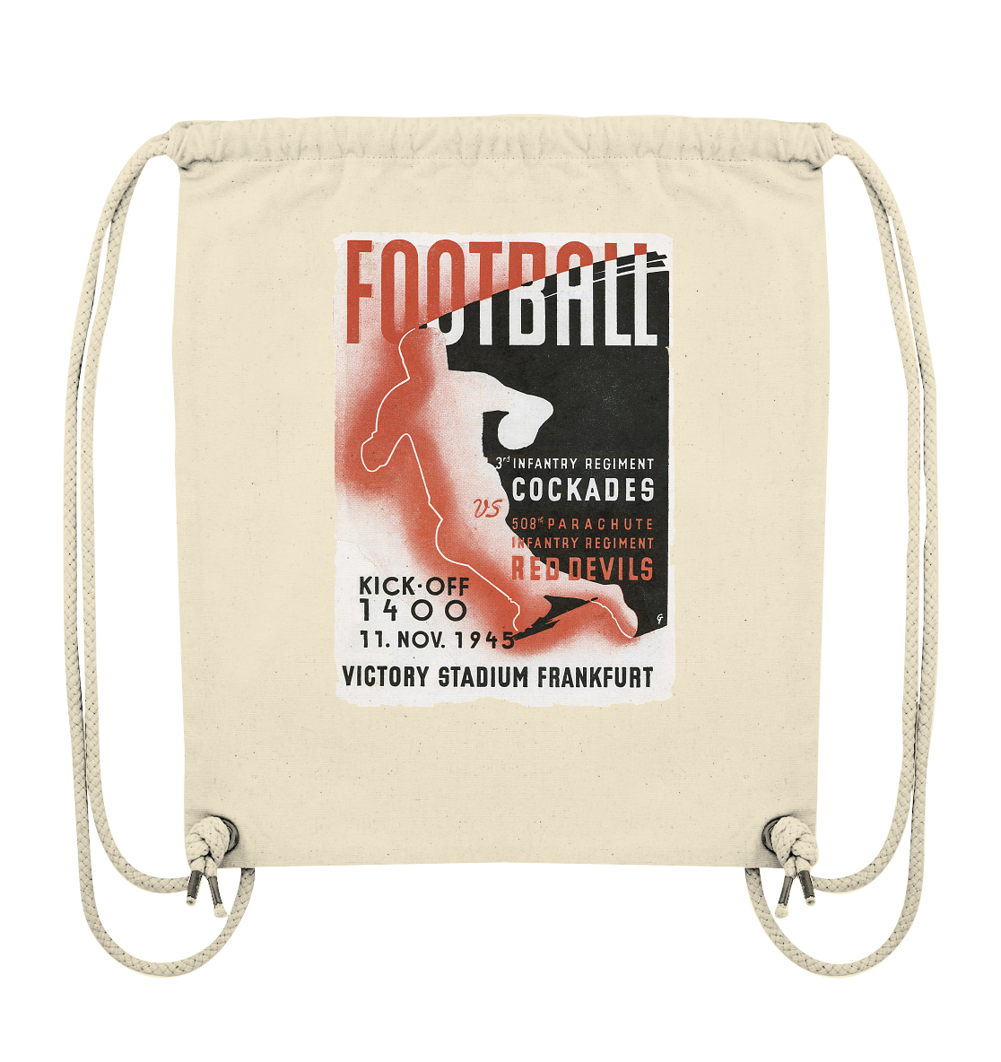 Red Devils Frankfurt 1945 - Organic Gym-Bag