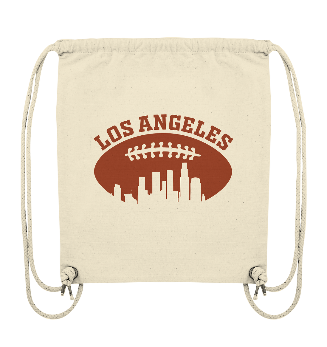 Los Angeles Football Silhouette - Organic Gym-Bag