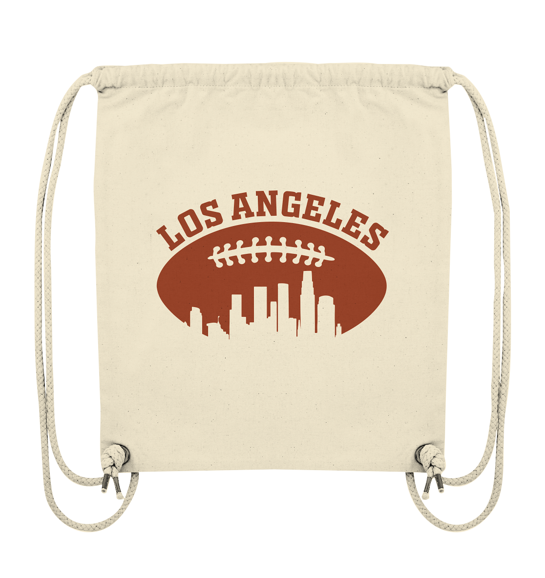 Los Angeles Football Silhouette - Organic Gym-Bag