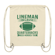 Lineman Heroes Green - Organic Gym Bag