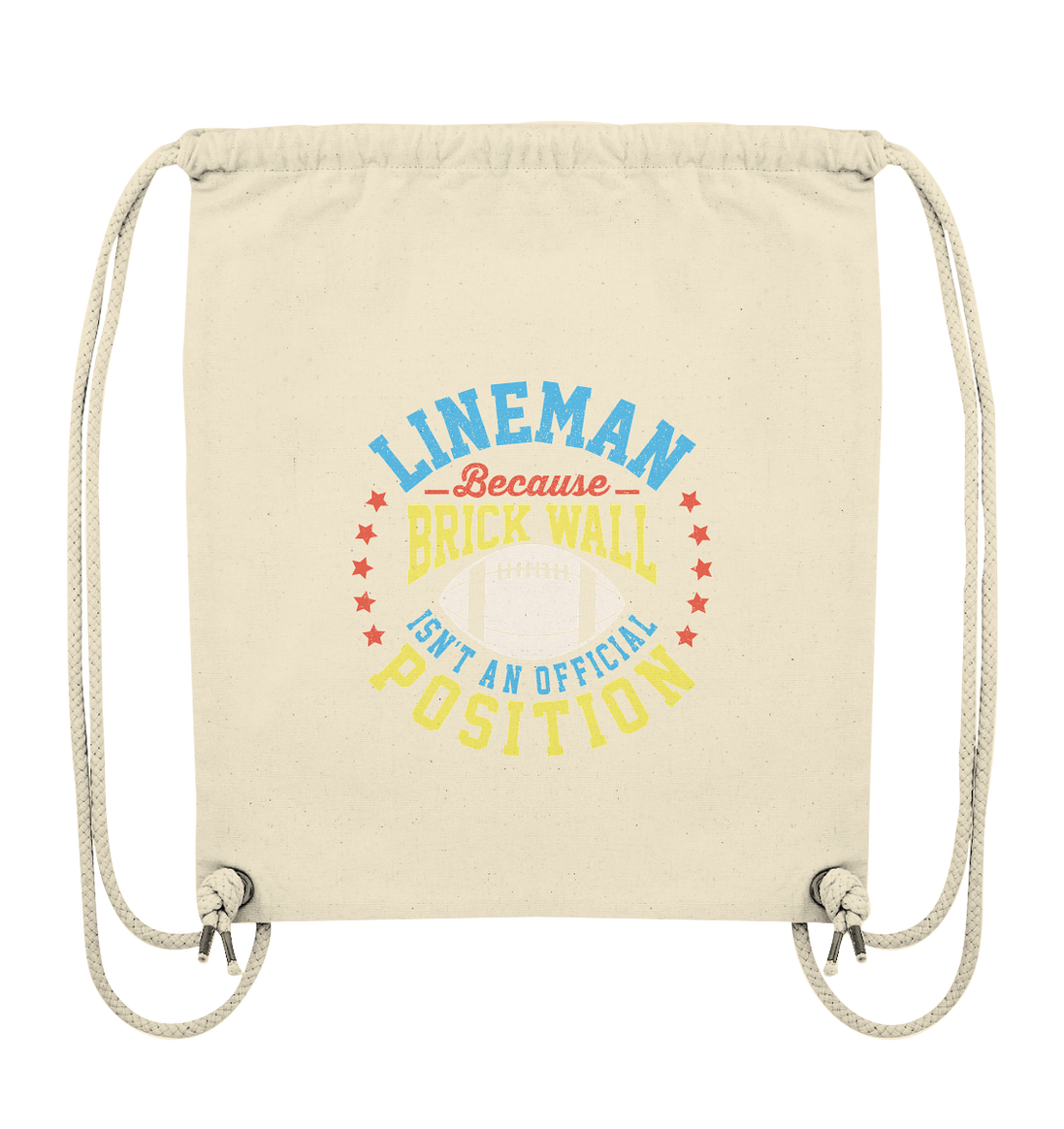 Lineman Brick Wall - Organic Gym-Bag