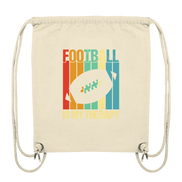 Football is my Therapy - Organic Gym-Bag