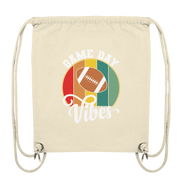 Game Day Vibes White - Organic Gym-Bag