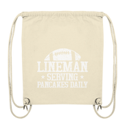 Lineman Serving Pancakes - Organic Gym Bag