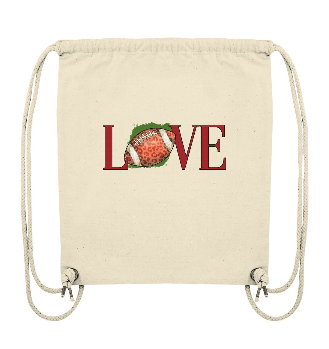 Football Love - Organic Gym Bag