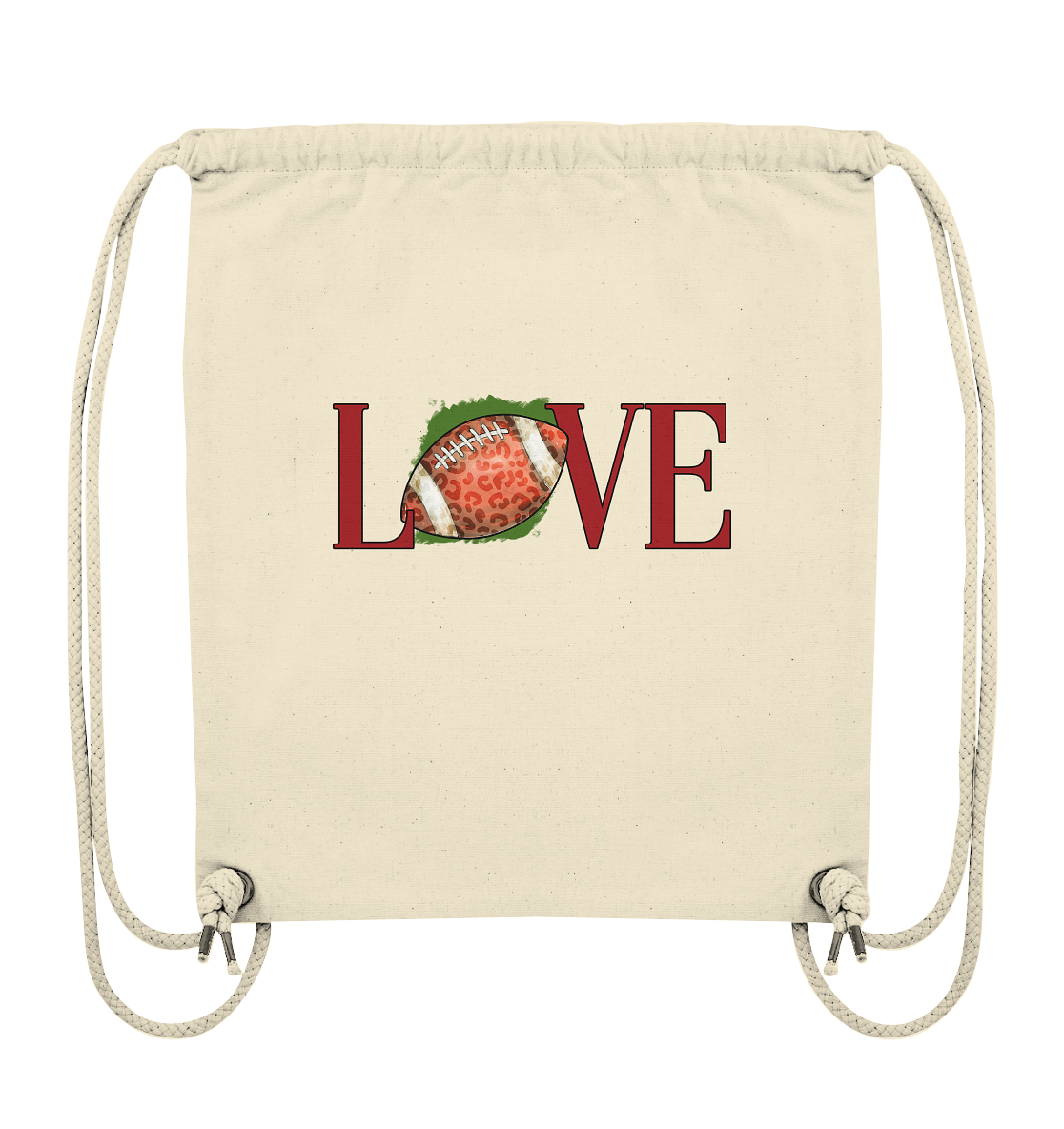 Football Love - Organic Gym Bag