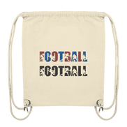 Football Silhouette - Organic Gym-Bag