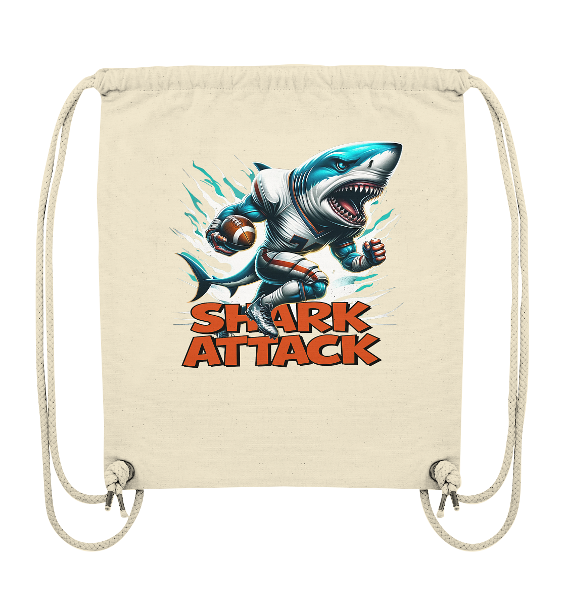 Shark Attack - Organic Gym-Bag