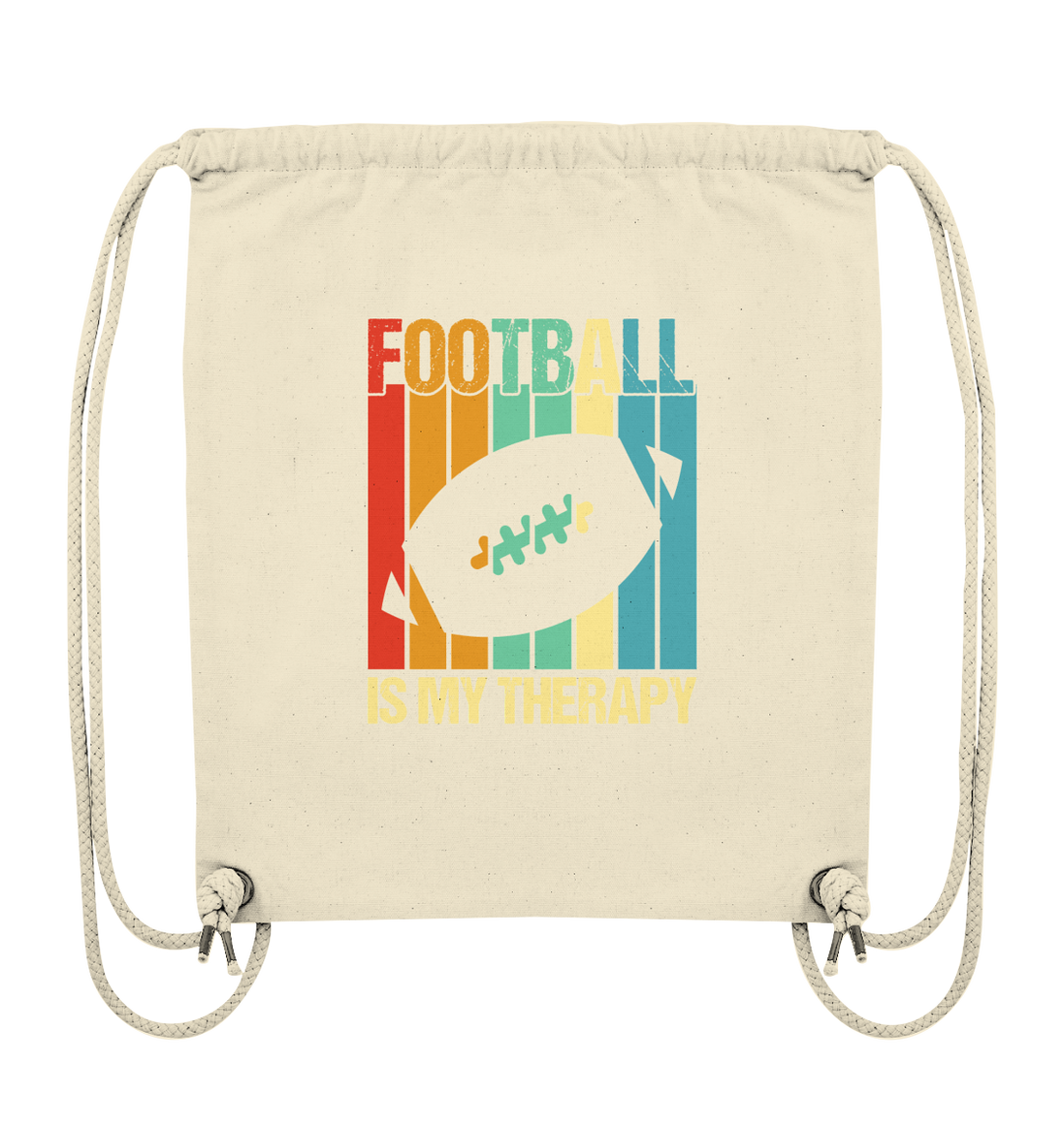 Football is my Therapy - Organic Gym-Bag